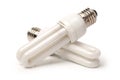 White energy saving bulb, Royalty Free Stock Photo