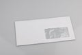 White envelope for business correspondence