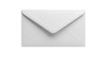 A white envelope with a pointed flap, centrally aligned against a plain background. The Royalty Free Stock Photo