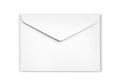 White Envelope is on white background Royalty Free Stock Photo