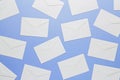 White envelopes