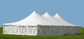 White events or wedding tent on a summer`s day