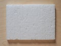 white expanded polystyrene plastic texture background