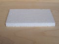 white expanded polystyrene plastic texture background