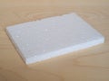 white expanded polystyrene plastic texture background
