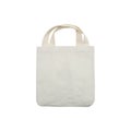 White fabric bag isolated on white background Royalty Free Stock Photo