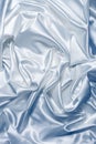 White fabric satin pattern abstract background studio shot Royalty Free Stock Photo