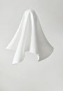 White fabric in shape a ghost Royalty Free Stock Photo