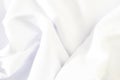 White fabric texture background,Soft waves,Space for text or book design and web text Royalty Free Stock Photo