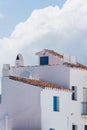 White facades in Frigiliana village, Andalusia,Spain