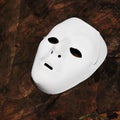 White face mask for Halloween Royalty Free Stock Photo