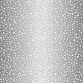 White falling stars on silver sparkle scratched background - Star confetti. Royalty Free Stock Photo