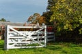 White farm gate 1 Royalty Free Stock Photo