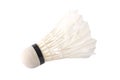 White Feather Shuttlecock is used for playing badminton. Royalty Free Stock Photo