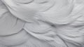 Close-up Photos Of White Feathers Zbrush Style Abstraction With Rayon Texture