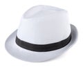 White Fedora Royalty Free Stock Photo