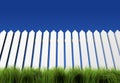 White fence Royalty Free Stock Photo