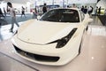 White ferrari car