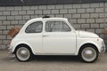 white Fiat 500