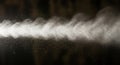White Fine Powder Dust Cloud Suspended in Dark Background Royalty Free Stock Photo