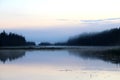 White Finnish nights, nature and lake