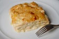 White Fish Lasagna or Lasagne di Pesce Royalty Free Stock Photo