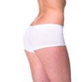 White fitness underwear Royalty Free Stock Photo