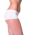 White fitness underwear Royalty Free Stock Photo