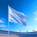 White Flag A Symbol of Surrender Peace or Truce Royalty Free Stock Photo