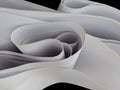 white flexion fabric rolls, flexion fabric for banners Royalty Free Stock Photo