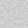 White floral seamless lace. Vector pattern Royalty Free Stock Photo