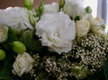 White Flowers in Arrangement