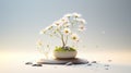 Dreamy Daisy Bonsai: Realistic With Surrealistic Elements