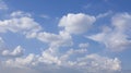 White fluffy clouds and blue sky Royalty Free Stock Photo