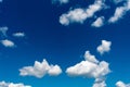 the White, Fluffy Clouds In Blue Sky. Abstract Background From Clouds Royalty Free Stock Photo