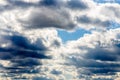 White fluffy clouds in the blue sky background.Cloudy white blue sky in the nice blue heaven sky