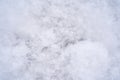 White fluffy snow. Winter background.