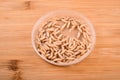 White fly larvae, maggots , close-up. Bait for anglers Royalty Free Stock Photo