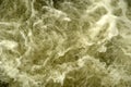 White foam of agitated seawater