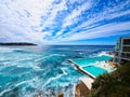 Pacific Ocean Waves at Bondi Beach, Sydney, Australia