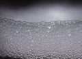 White foam bubbles