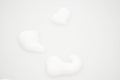 White foam bubbles texture. Shaving cream. Royalty Free Stock Photo