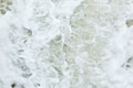 White foam caused a by wave action Royalty Free Stock Photo