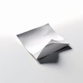 Minimalist Illustration Of White Folded Paper On A White Background Royalty Free Stock Photo