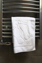 White foot towel