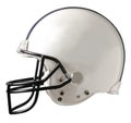 Biely futbal helma 