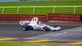 White Formula 5000 car