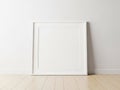 White frame isolated on white background Royalty Free Stock Photo