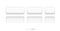 White frame label, event bar button, color signboard. Vector illustration Royalty Free Stock Photo