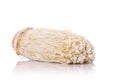 White fresh enoki mushroom. Studio shot isolated on white Royalty Free Stock Photo